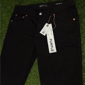 Purple Brand P001 Black Skinny Jeans – Stretch Denim – Size 33